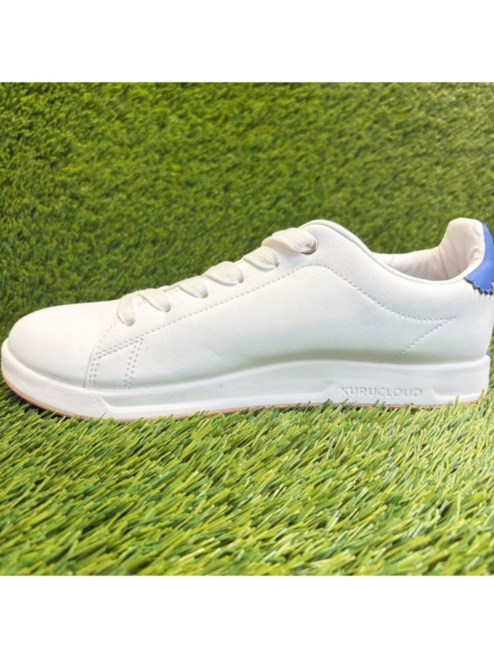 Kuru Roam Classic Court Womens Size 9.5 White Athletic Leather Shoes Sneakers - Picture 2 of 10